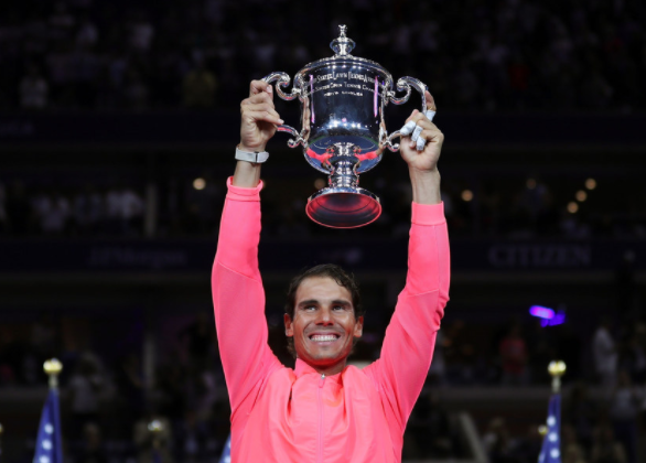 Nadal 2017 US Open Trophy