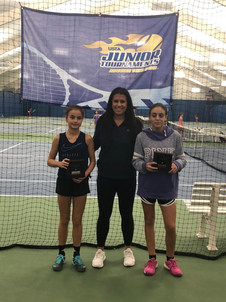 Yakoff & Carnicella - singles final w TD Lauren Rothstein