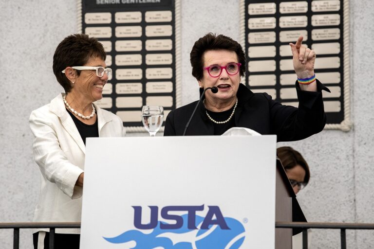 Billie Jean King and Ilana Kloss speech by Christine Ashburn