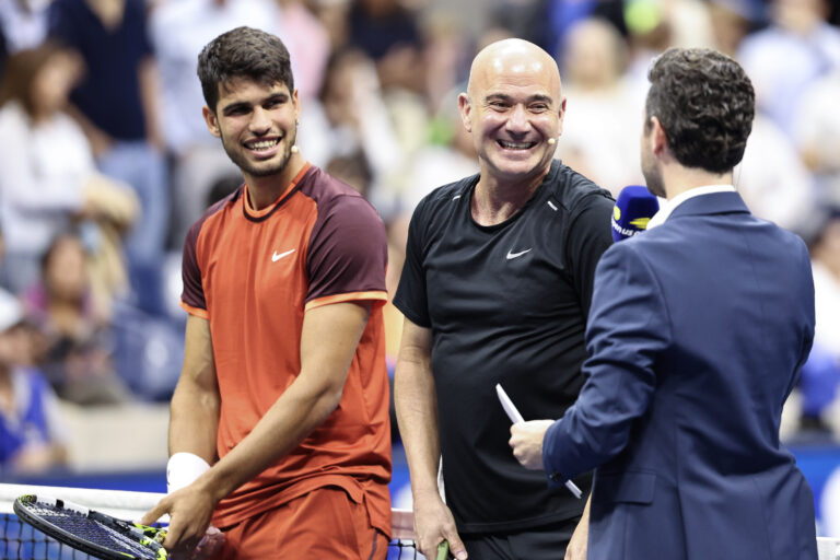 Stars Of The Open Shine in Arthur Ashe Stadium