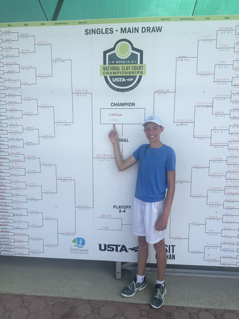 Junior Player Spotlight: Joshua Dolinsky, John McEnroe Tennis Academy